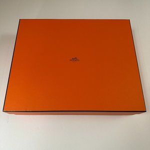 Hermes Authentic Empty Orange Box - 18" x 15" x 4"